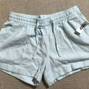 Old Navy Womens Linen Blend‎ Casual Shorts Sz S NWT